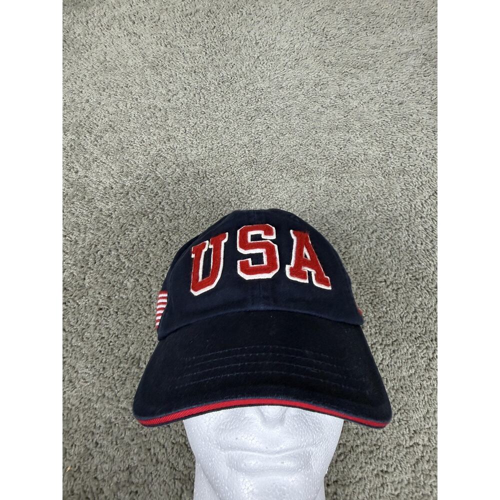 Polo Ralph Lauren Team USA 2020 Olympics Flag Patch Blue Adjustable Cap Hat